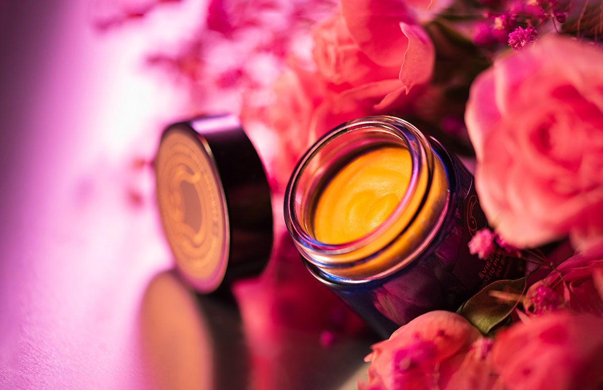 Laimės Kiškūnės natūralios kosmetikos rožių kremas veidui