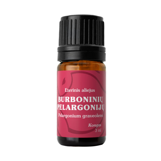 Burboninių pelargonijų eterinis aliejus