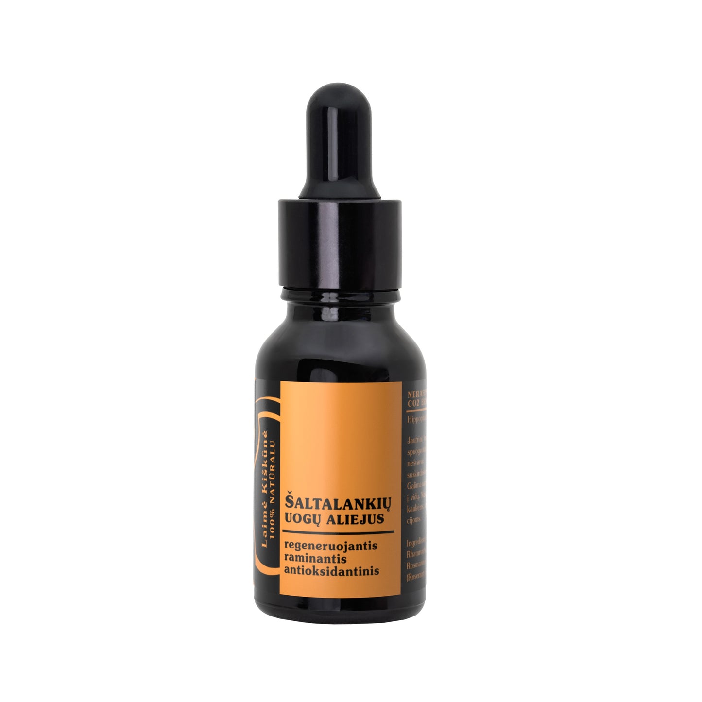 Šaltalankių uogų aliejus, 15 ml