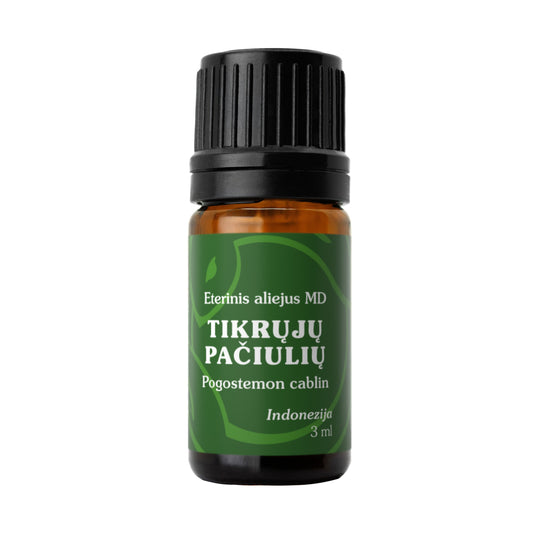 Tikrųjų pačiulių MD eterinis aliejus