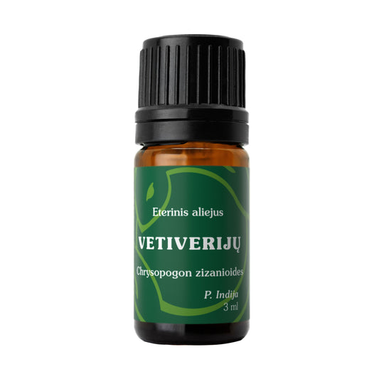 Vetiverijų eterinis aliejus